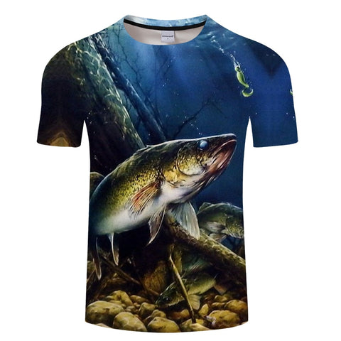 Fishing T-shirt - Walleye / Zander